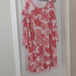 Simply Southern XL Cold shoulder Dress